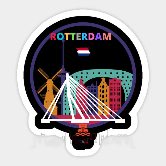 Rotterdam lover Sticker by Funtomass